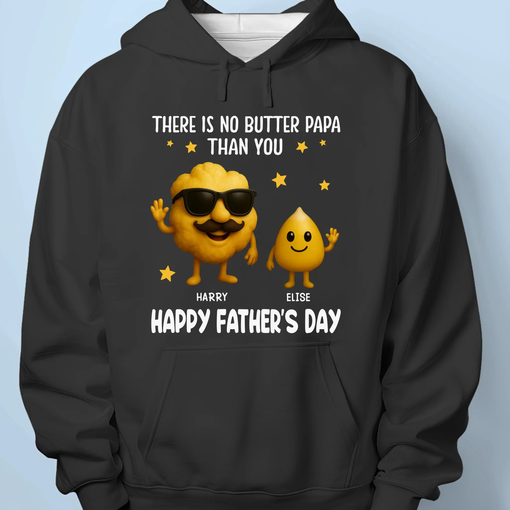 There Is No Butter Pop Than You - Family Personalized Custom Unisex T-shirt, Premium T-shirt, Hoodie - Father's Day, Gift For Dad, Grandpa - Image 7