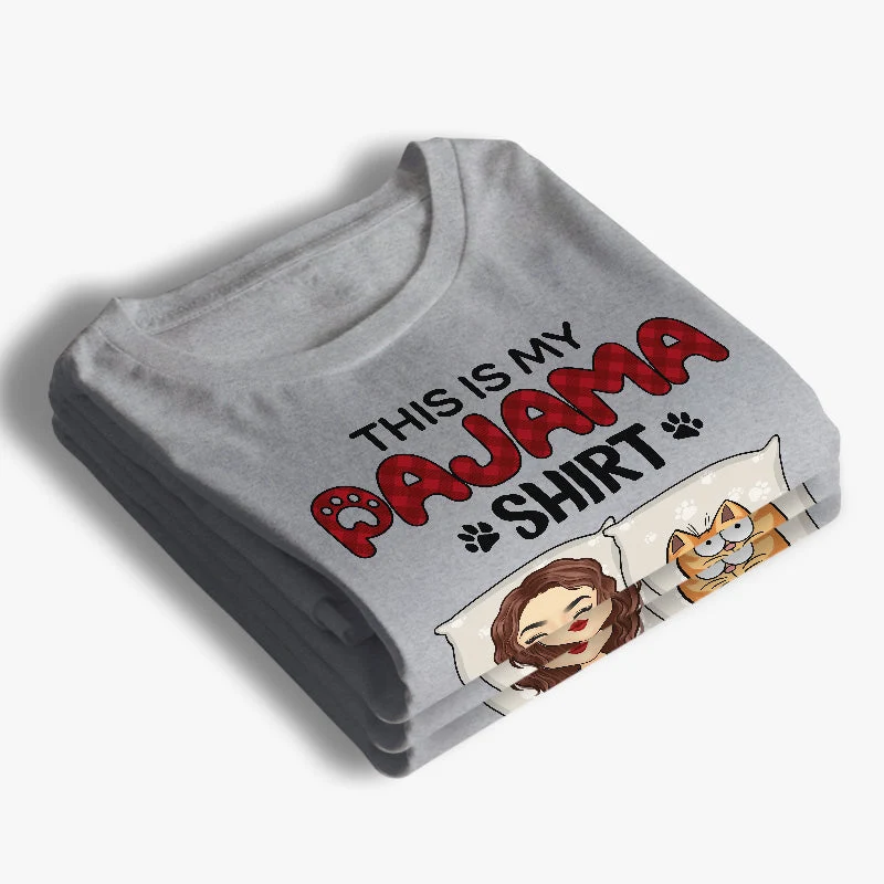 This Is My Pawjama Shirt - Dog & Cat Personalized Custom Unisex T-shirt, Hoodie, Sweatshirt - Gift For Pet Owners, Pet Lovers - Image 3