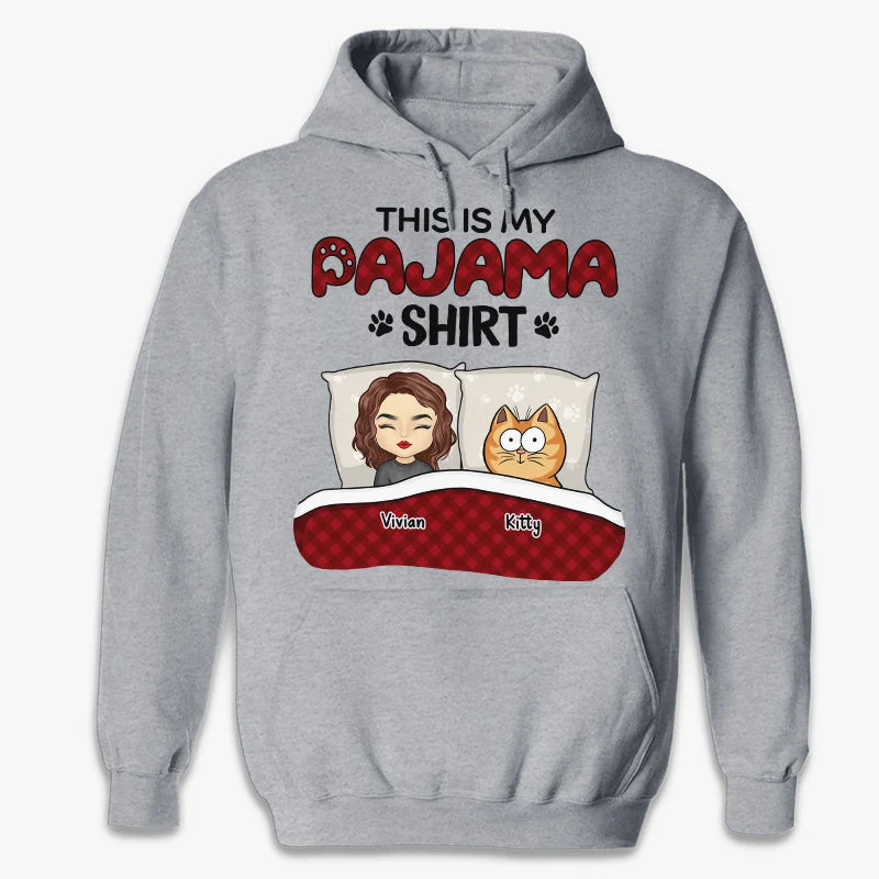 This Is My Pawjama Shirt - Dog & Cat Personalized Custom Unisex T-shirt, Hoodie, Sweatshirt - Gift For Pet Owners, Pet Lovers - Image 5