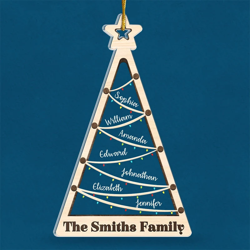 Time To Celebrate - Family Personalized Custom Ornament - Acrylic Custom Shaped - Christmas Gift For Family Members - Image 3
