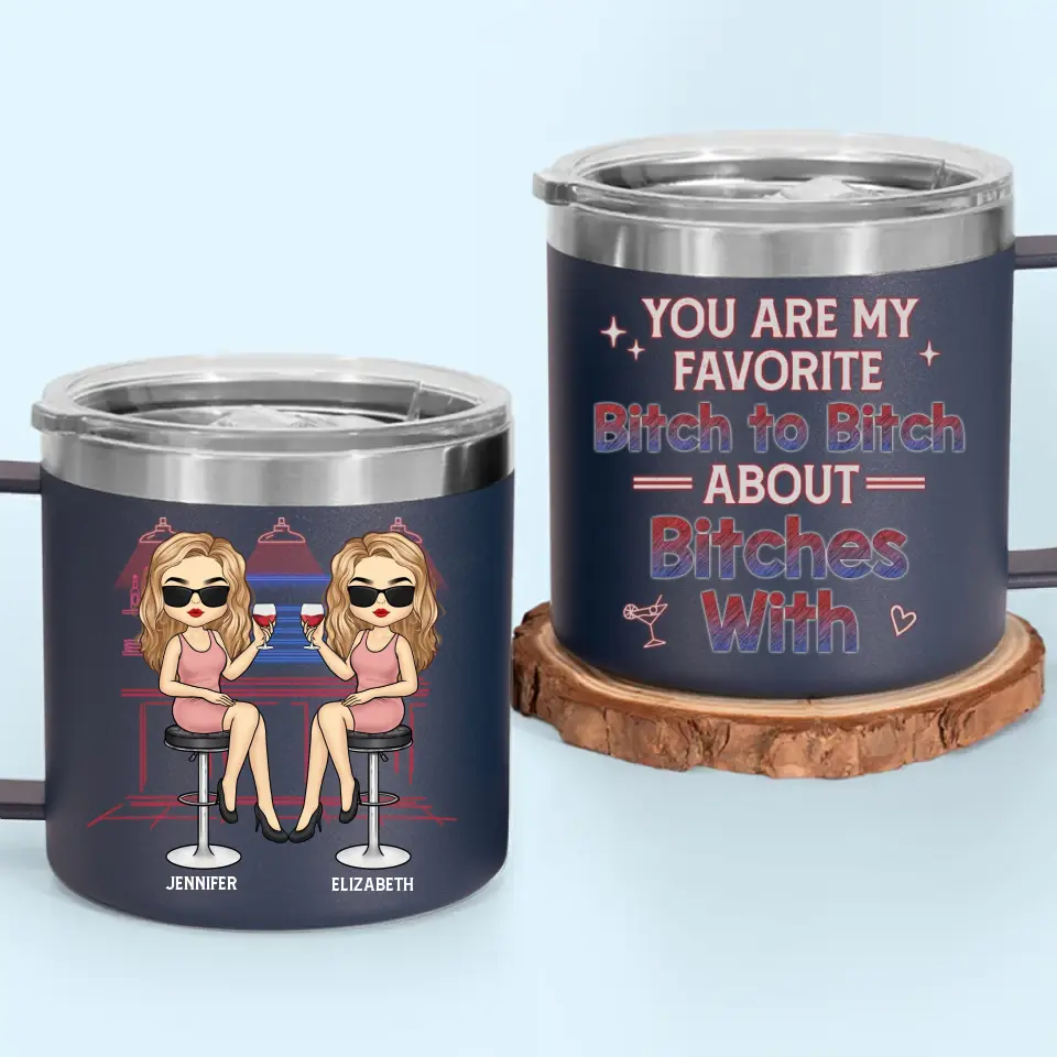True Friendship Is A Rare Gem - Bestie Personalized Custom 14oz Stainless Steel Tumbler With Handle - Gift For Best Friends, BFF, Sisters - Image 7