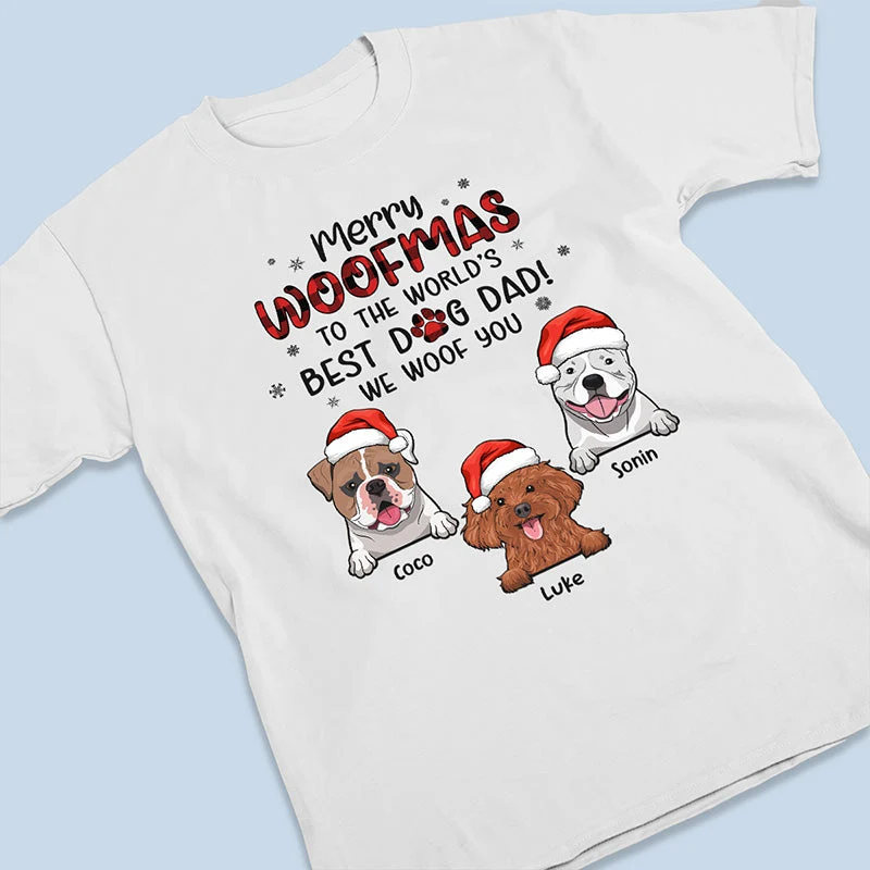 We Woof You A Merry Woofmas - Dog Personalized Custom Unisex T-shirt, Hoodie, Sweatshirt - Christmas Gift For Pet Owners, Pet Lovers - Image 2