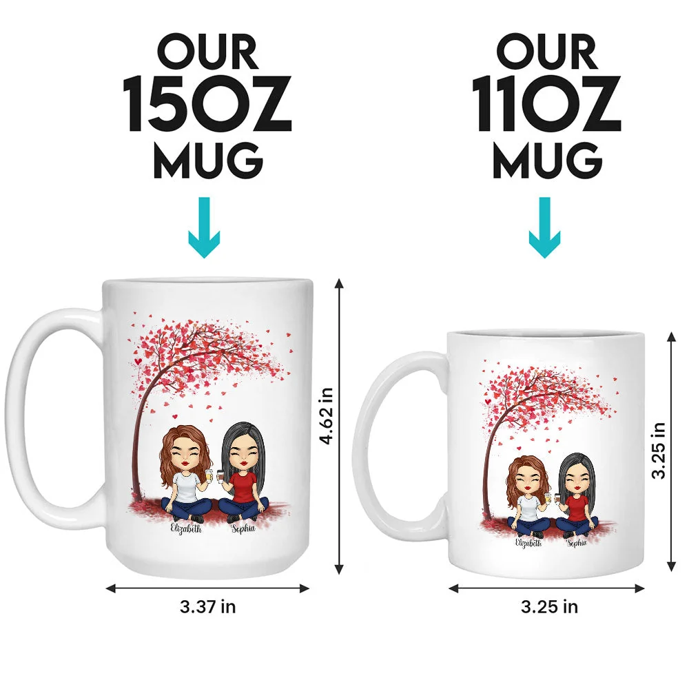 We’re Like A Really Small Gang - Bestie Personalized Custom Mug - Gift For Best Friends, BFF, Sisters - Image 4