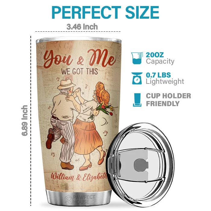 When I Tell You I Love You, I Don't Say It Out Of Habit - Personalized Tumbler - To My Wife, Gift For Wife, Anniversary, Engagement, Wedding, Marriage Gift - Image 2