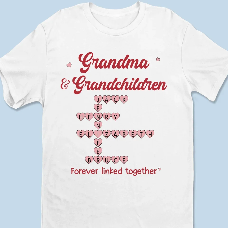 Where Grandma Is, Laughter And Love Always Follow - Family Personalized Custom Unisex T-shirt, Premium T-shirt, Hoodie - Gift For Mom, Grandma - Image 6