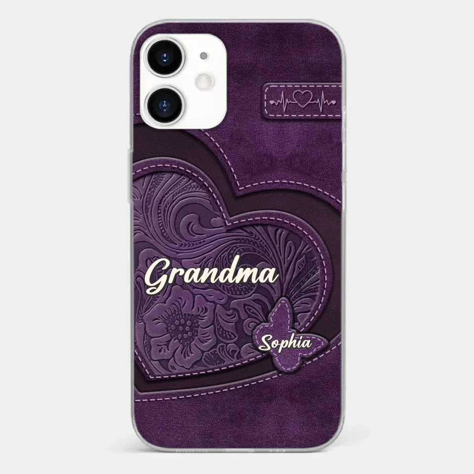 With You By Our Side, We Know We Are Home - Family Personalized Custom Clear Phone Case - Gift For Mom, Grandma - Image 10