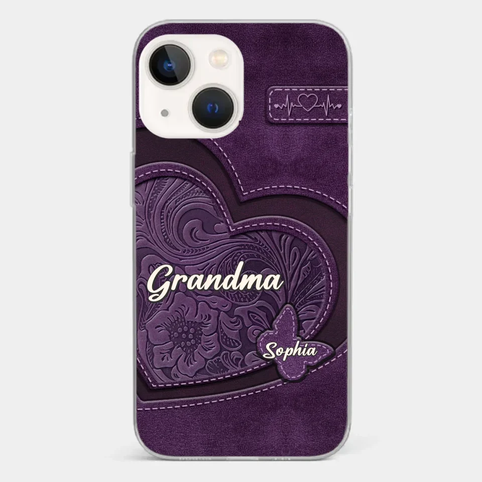 With You By Our Side, We Know We Are Home - Family Personalized Custom Clear Phone Case - Gift For Mom, Grandma - Image 14