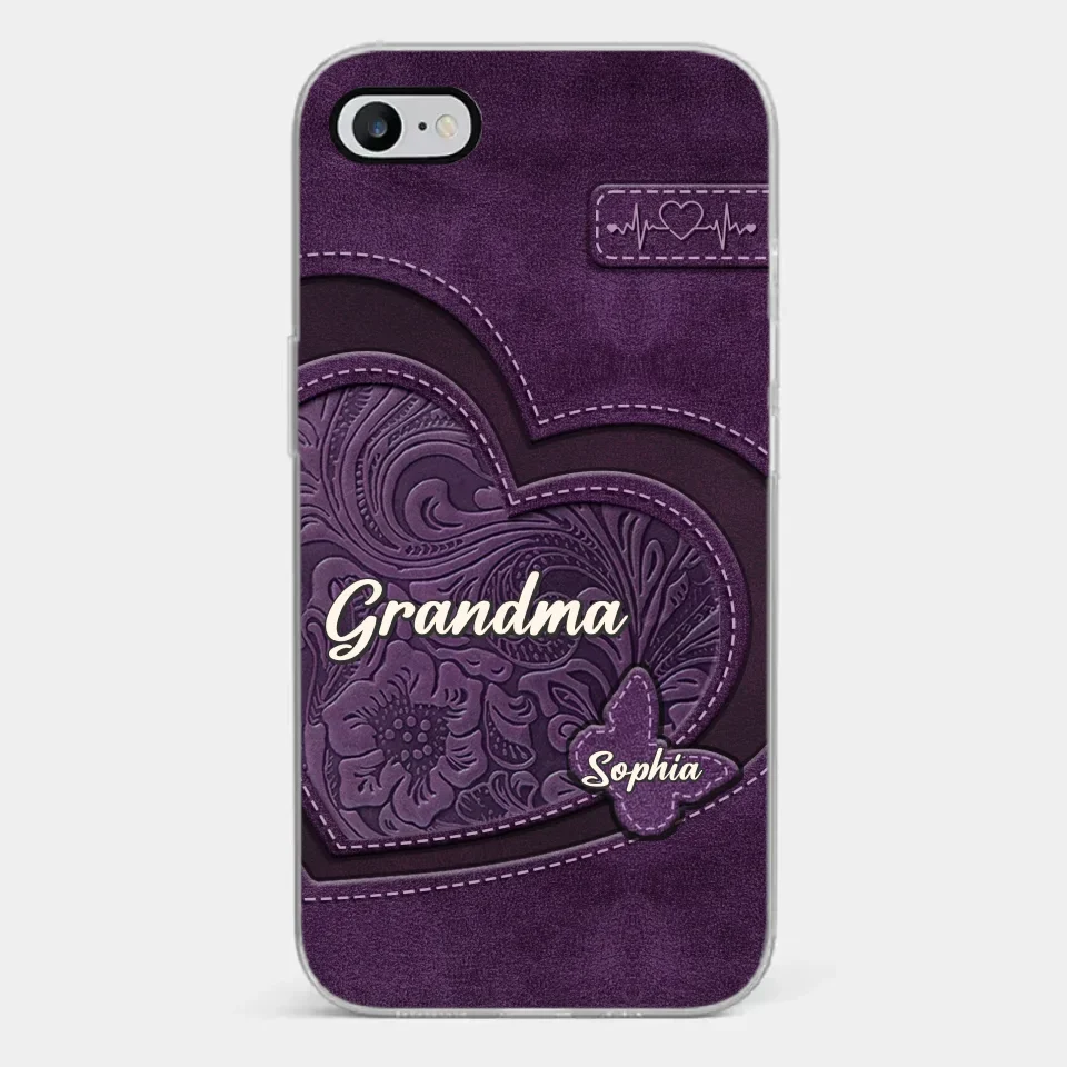 With You By Our Side, We Know We Are Home - Family Personalized Custom Clear Phone Case - Gift For Mom, Grandma - Image 24