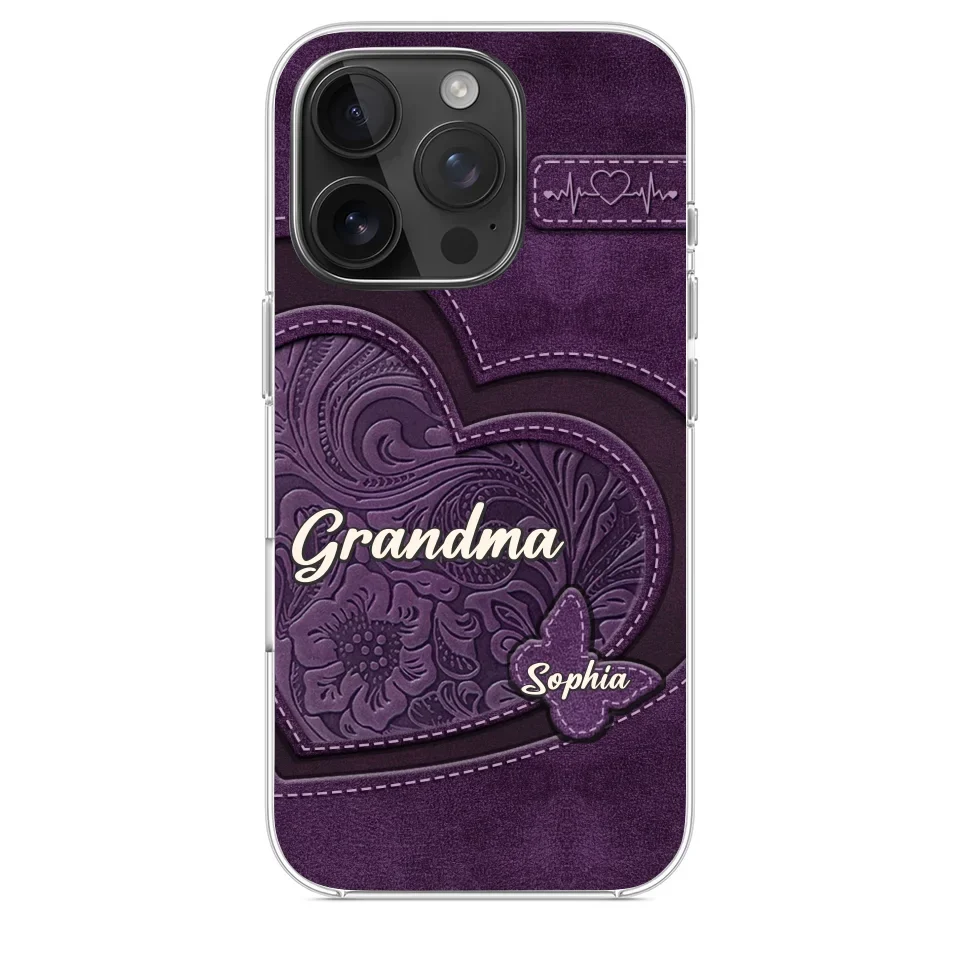 With You By Our Side, We Know We Are Home - Family Personalized Custom Clear Phone Case - Gift For Mom, Grandma - Image 34