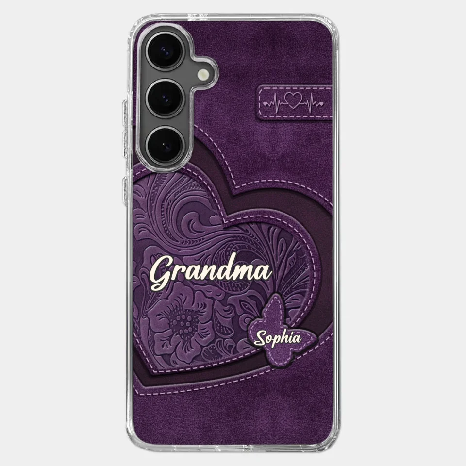 With You By Our Side, We Know We Are Home - Family Personalized Custom Clear Phone Case - Gift For Mom, Grandma - Image 43