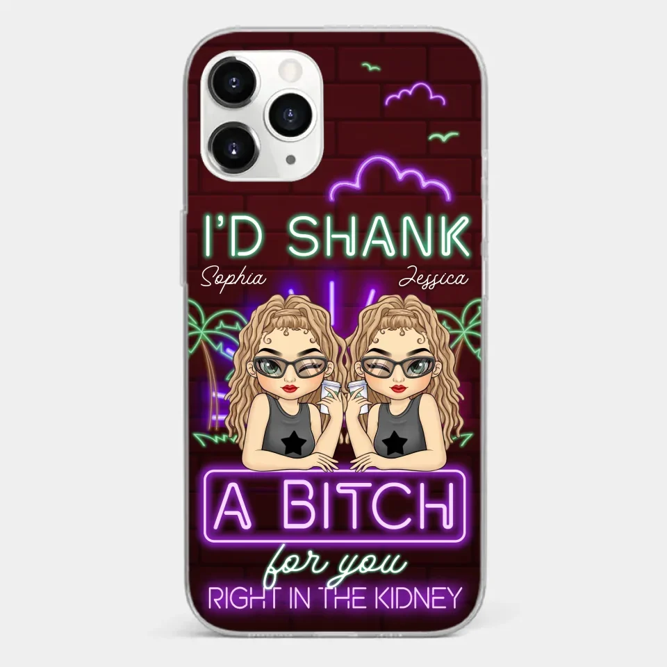With You, It’s Always Fun - Bestie Personalized Custom Clear Phone Case - Gift For Best Friends, BFF, Sisters - Image 8