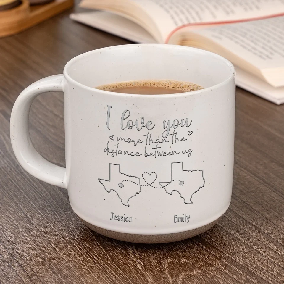 You And Me Are In This Together Always - Bestie Personalized Custom Pottery Mug - Gift For Best Friends, BFF, Sisters - Image 8