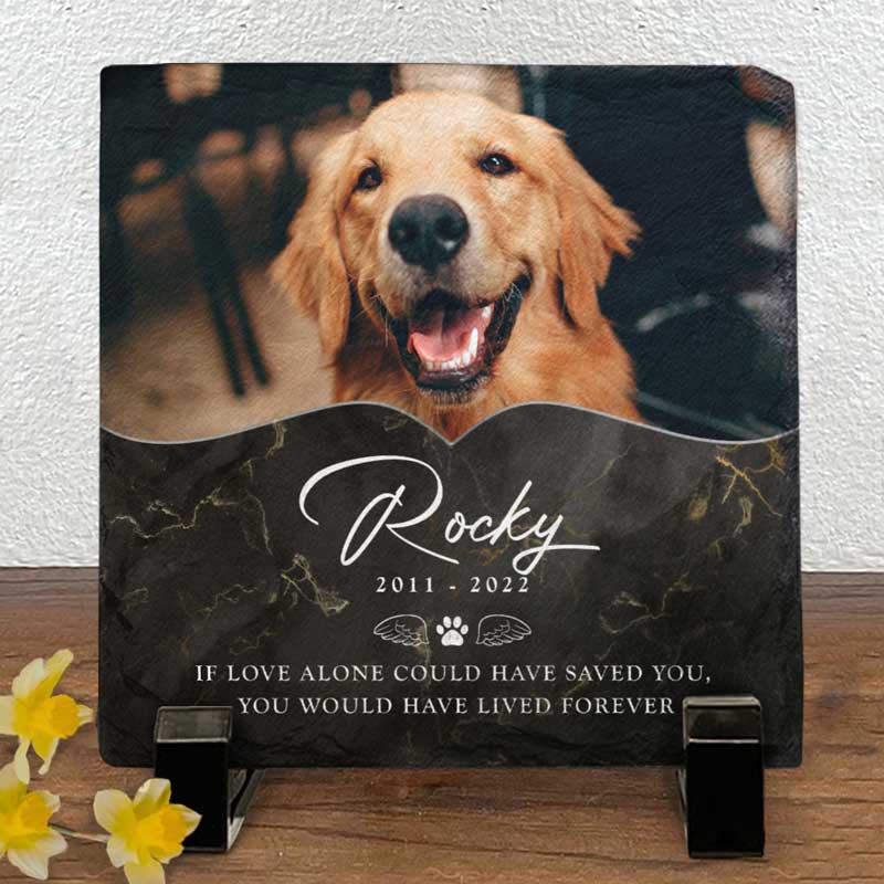 Dog Memorial Gifts for Loss of Dog, Cemetery Decorations for Grave, Dog Memorial Stone, Pet Memorial Gifts, Pet Loss Gifts, Pet Memorial Stones, Cat Memorial Gifts, Gifts for Cat Lovers - Image 2