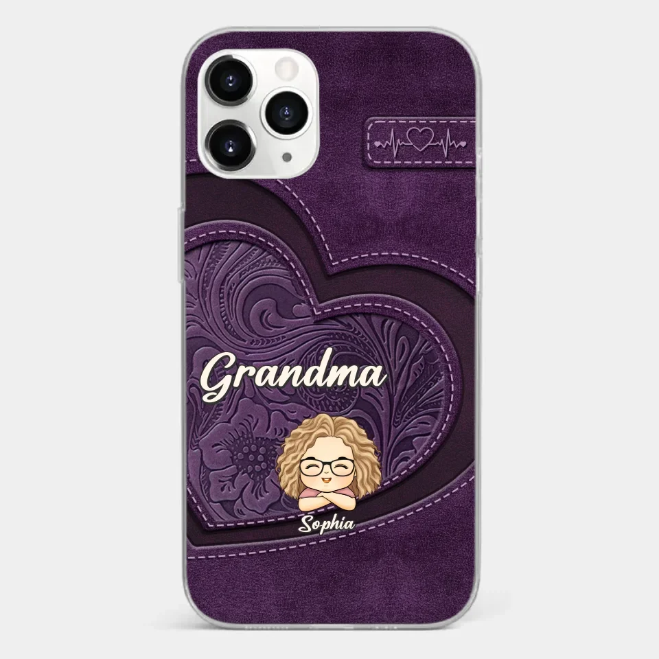 Your Unconditional Love Envelops Us - Family Personalized Custom Clear Phone Case - Gift For Mom, Grandma - Image 7